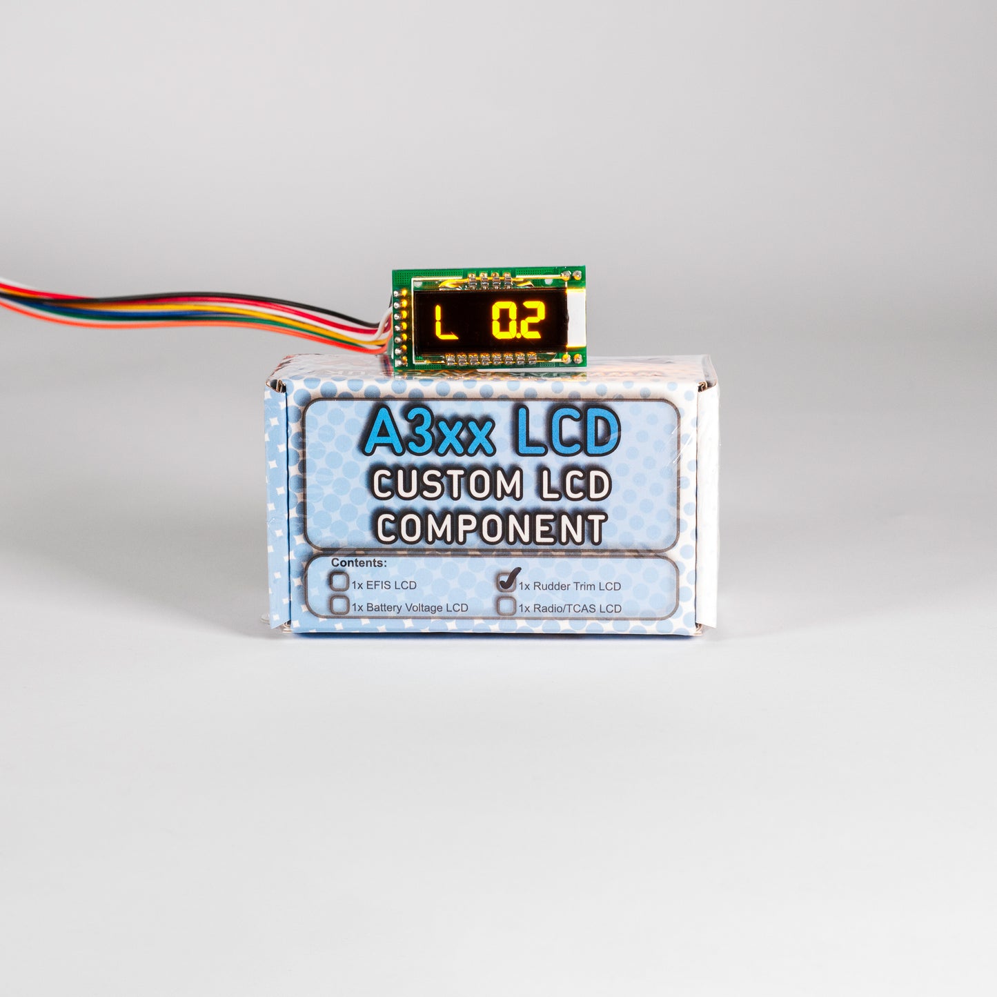 A3xx Rudder Trim LCD Unit